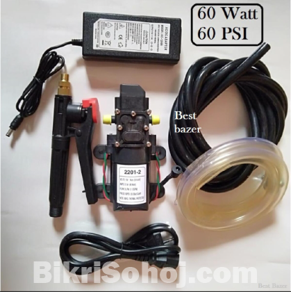 Bike & Car Washing Water Pump Motor Set, Ac Dc (60w 60psi)